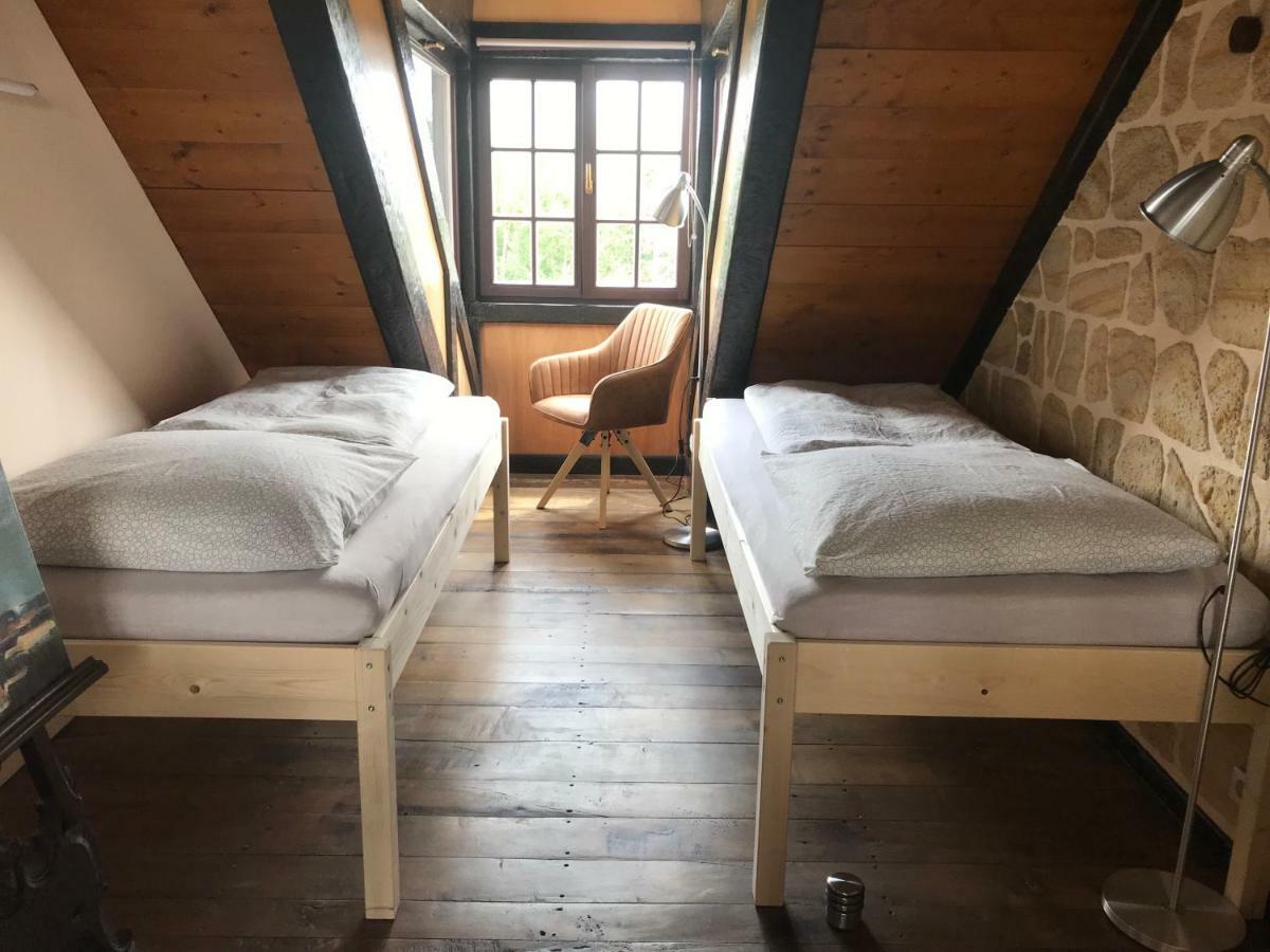 Fewo Turmzimmer Im Rittergut Leppersdorf Bei Dresden Luaran gambar